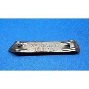 Vintage Genesee Beer Ale Bottle Opener Metal Can Opener Man Cave Gift